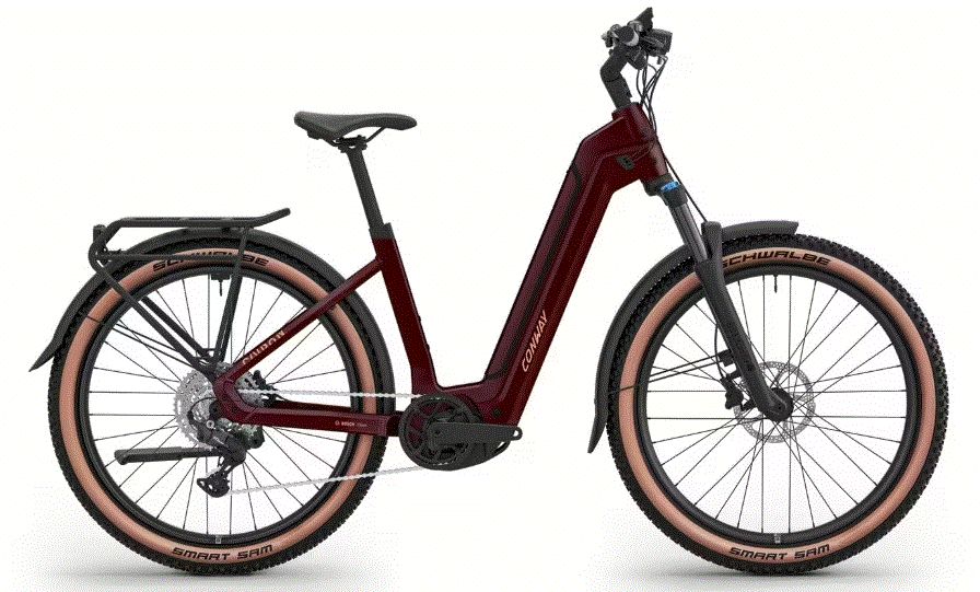 Conway Cairon C 1.0 800 burgundy matt / pastel orange matt