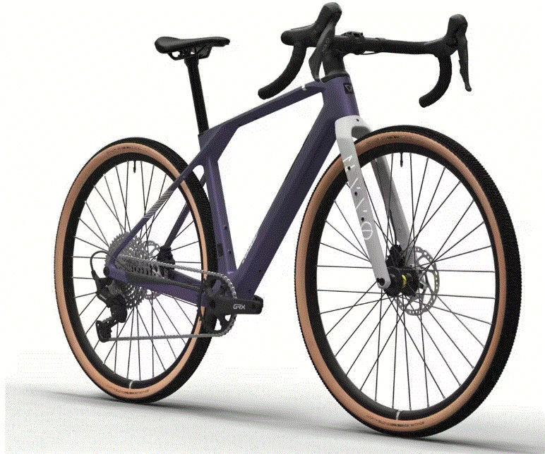 Nyvo 10.0 Diamant lavender matt GRAVEL BIKE