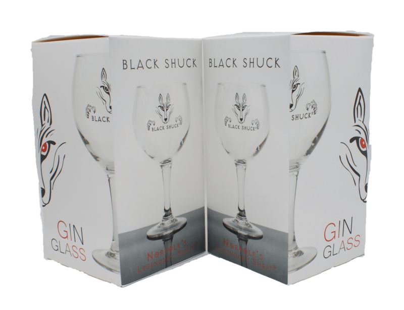 Pair of Black Shuck Copa De Balon Glasses