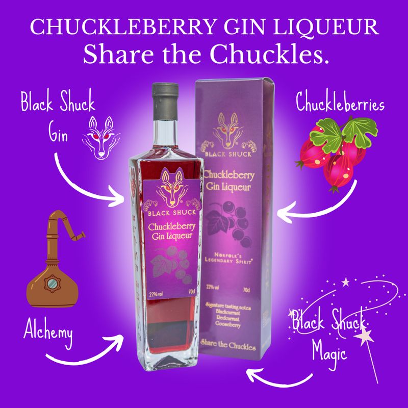 ** NEW ** CHUCKLEBERRY GIN LIQUEUR