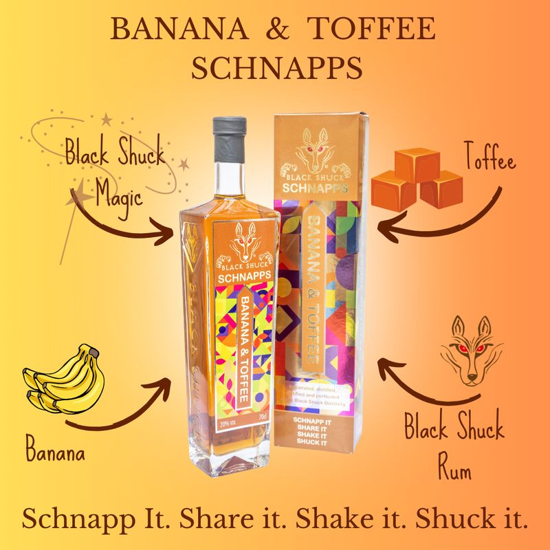 BLACK SHUCK BANANA & TOFFEE SCHNAPPS