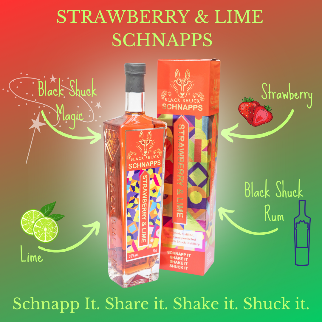 BLACK SHUCK STRAWBERRY & LIME SCHNAPPS