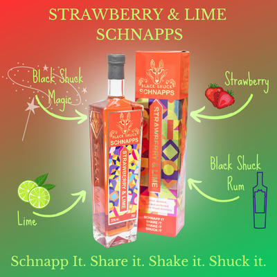 BLACK SHUCK STRAWBERRY & LIME SCHNAPPS