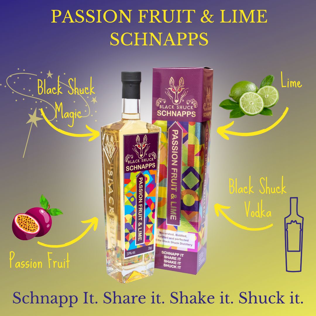 BLACK SHUCK PASSION FRUIT & LIME SCHNAPPS