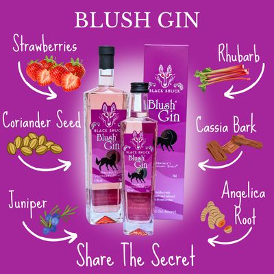 Black Shuck Blush Gin 41% vol - LIMITED AVAILABILTY