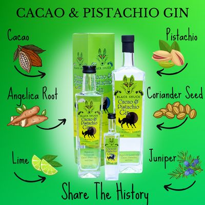 Black Shuck Cacao & Pistachio Gin 43% vol