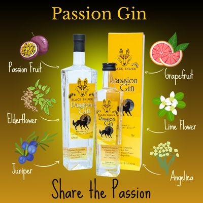 Black Shuck Passion Gin 43% vol
