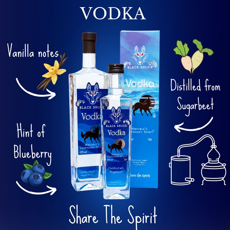 Black Shuck Vodka 43% vol