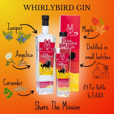 Black Shuck Whirlybird Gin 41% vol