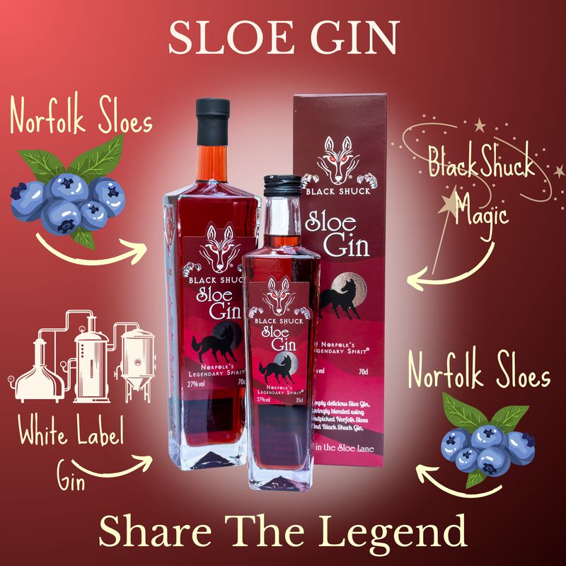 Black Shuck Sloe Gin 27% vol