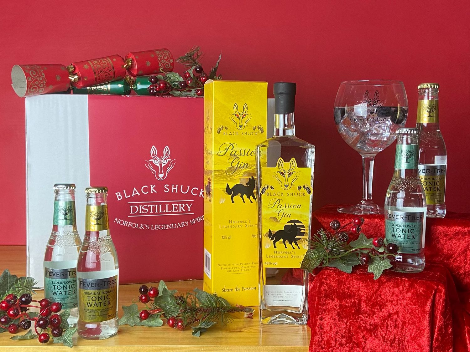 £50 Hamper 70cl Bottle & Glass