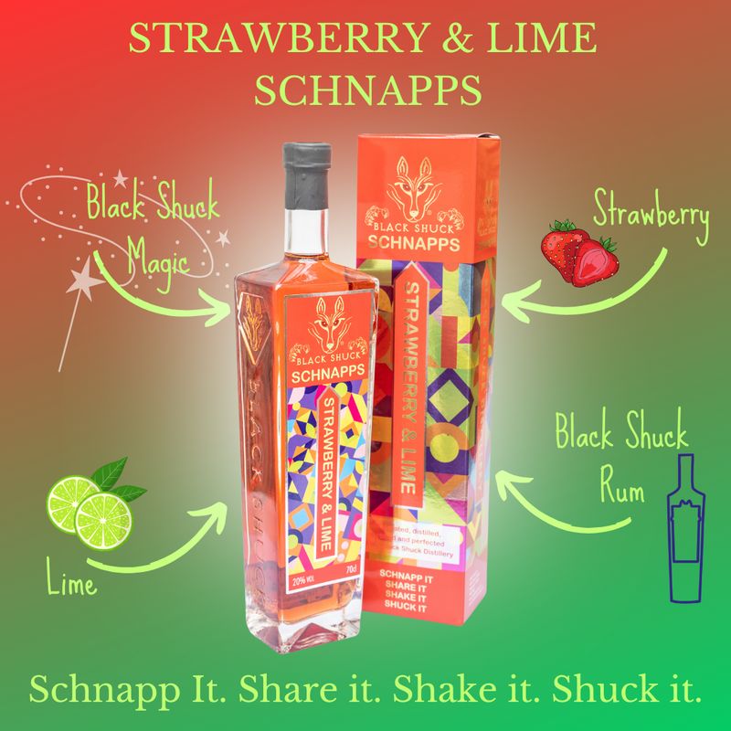 BLACK SHUCK STRAWBERRY & LIME SCHNAPPS