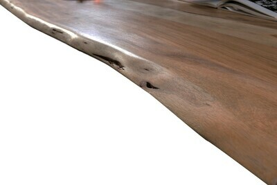 Tisch 140 x 80 cm, Platte 26 mm, nußbaumfarbig,