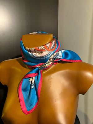Foulard carré soie