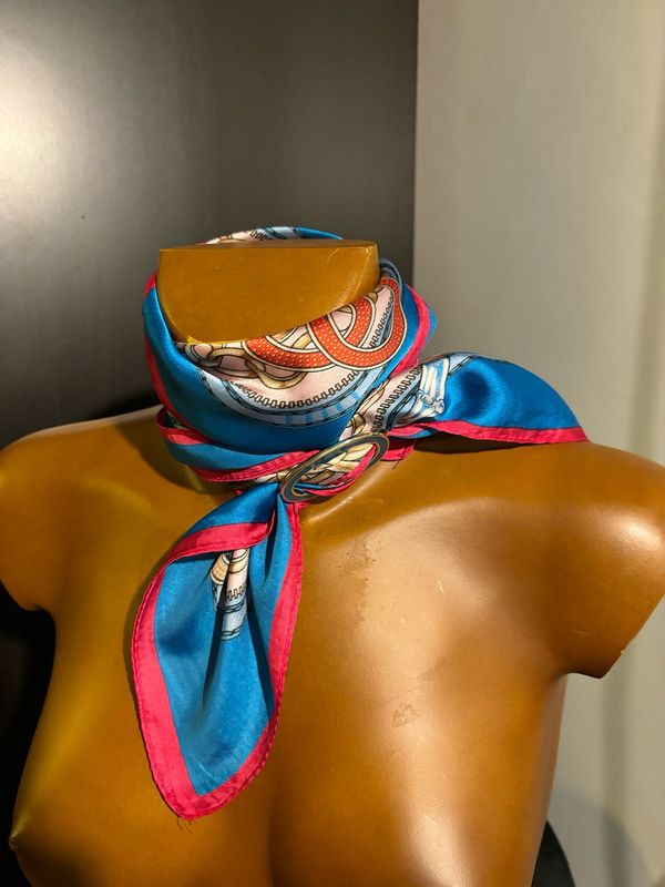 Foulard carré soie