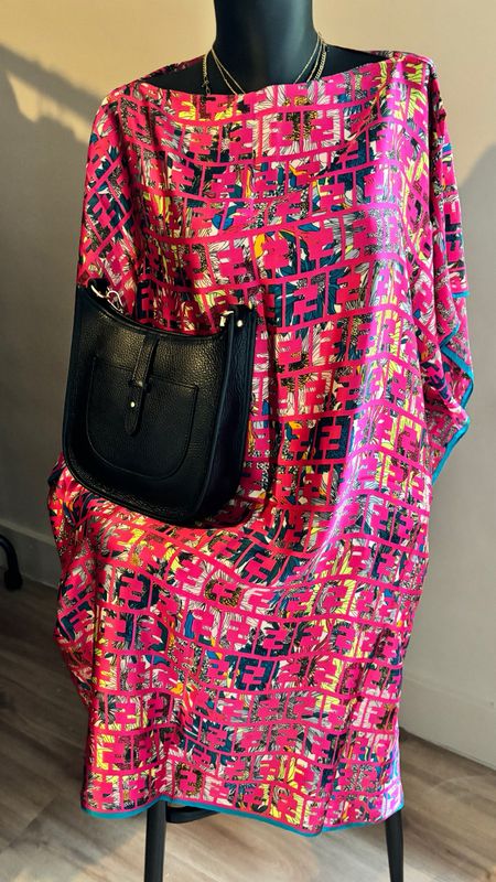 Kaftan paréo soie