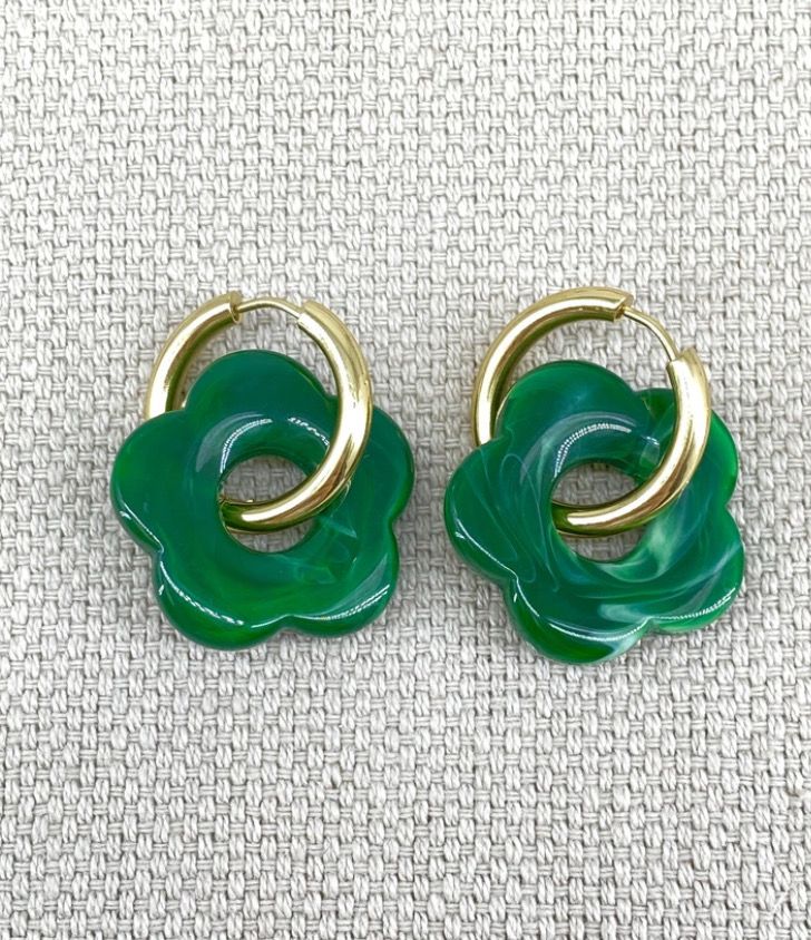 Boucles d oreilles fleurs
