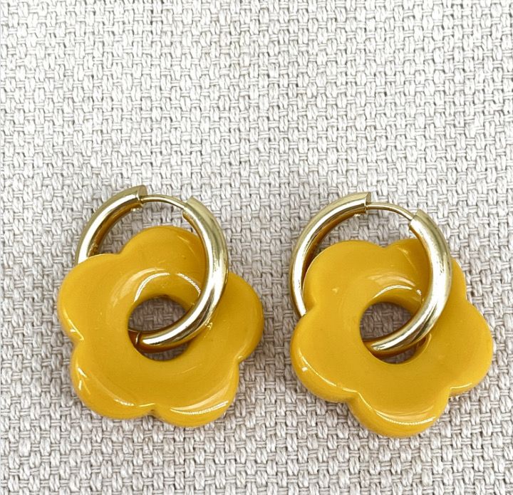 Boucles d oreilles fleurs