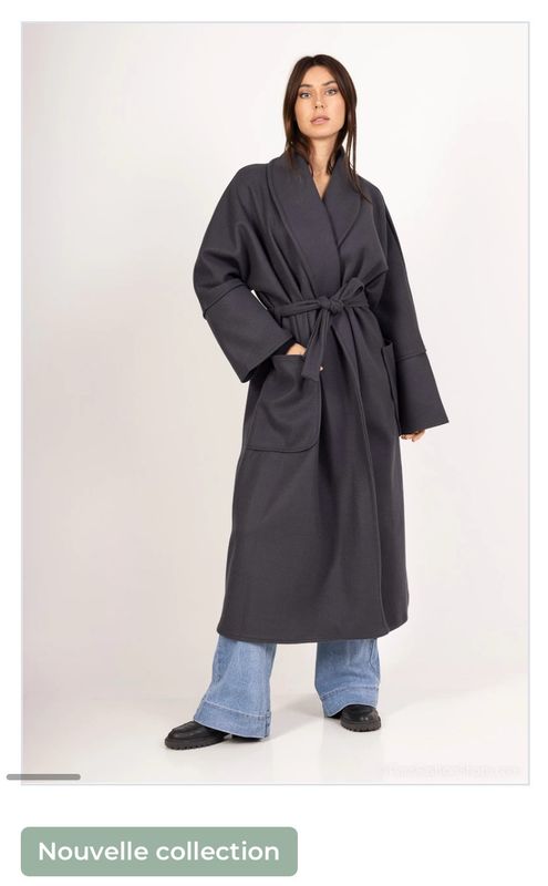 Veste col châle taille unique
