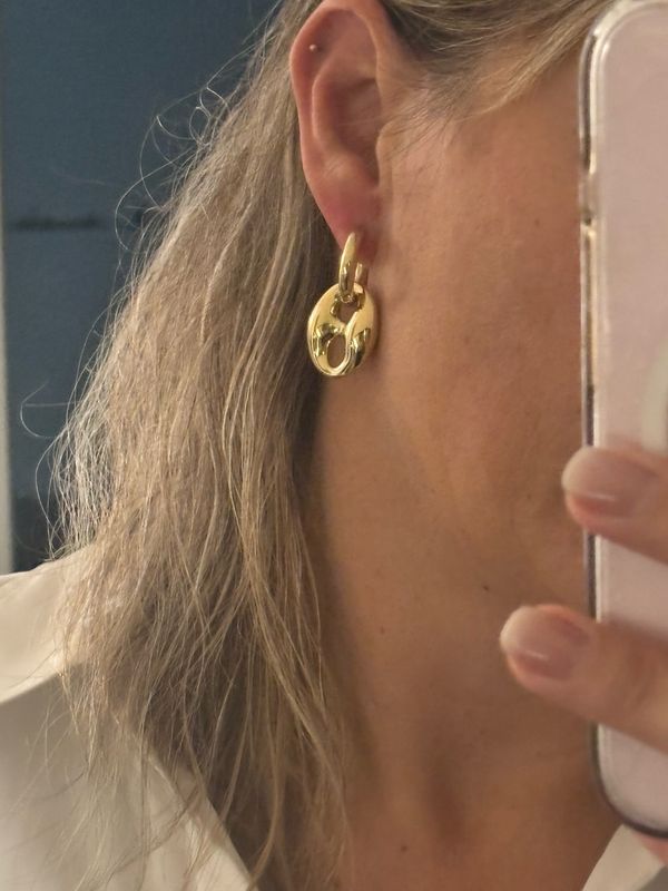 Boucles d oreilles maille 
