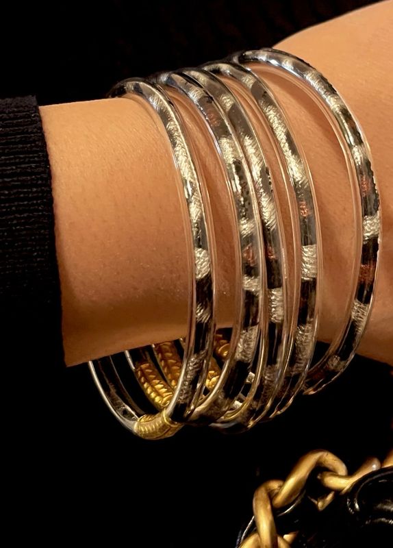 Bracelet jonc léopard 