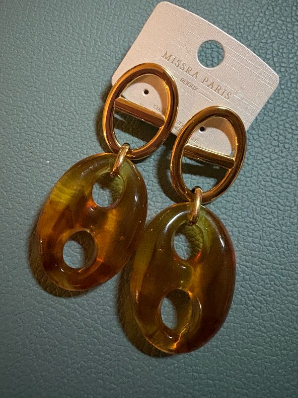 Boucles d oreilles résine xxl 