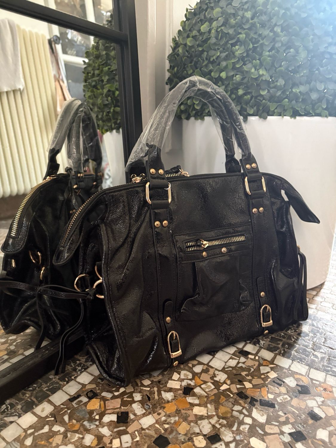 Sac irisé matelassé 