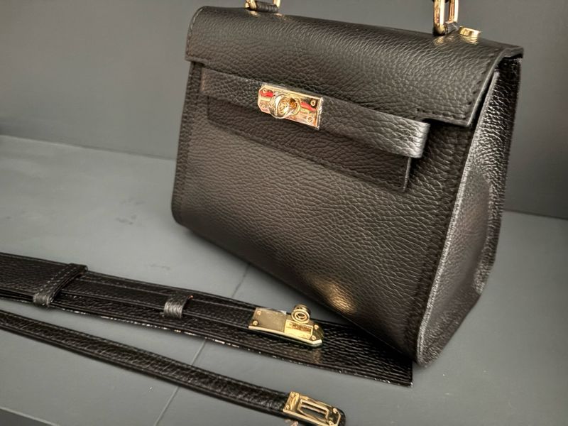 Sac premium Leather black Alissa 