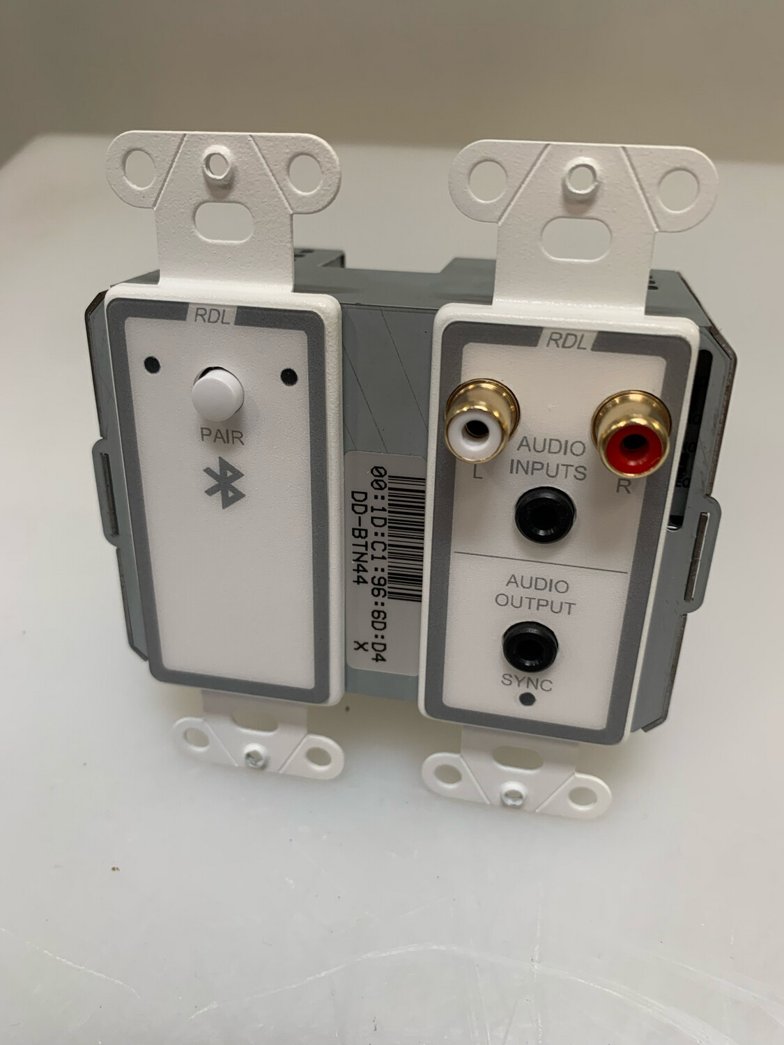 Interface murale Dante / Bluetooth, minijack et RCA - RDL
