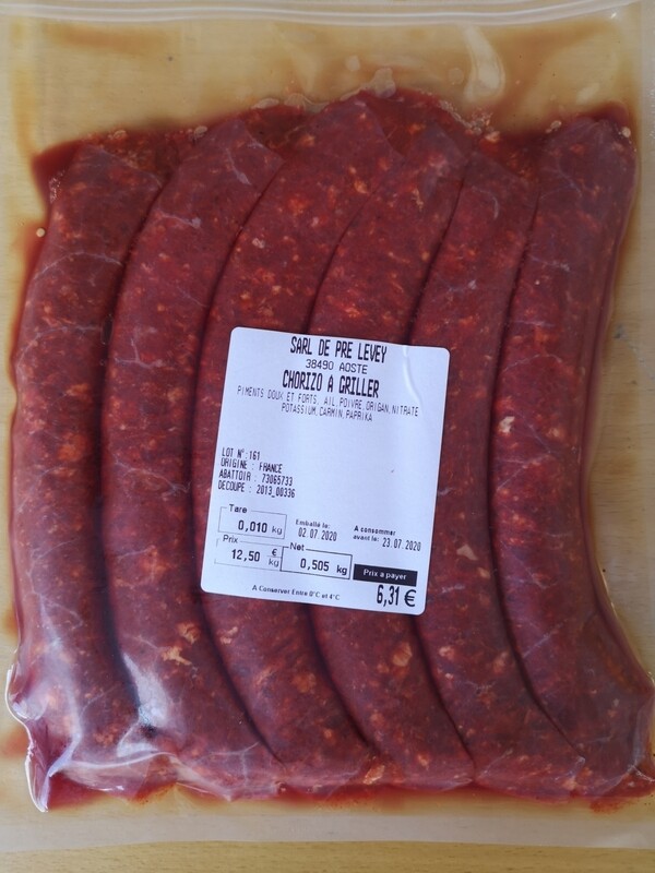 Chorizo à griller