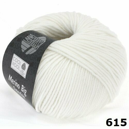 COOL WOOL BIG UNI | MELANGE, Farbe & Bestand: 0615-Weiß
