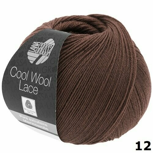 COOL WOOL LACE, Farbe & Bestand: 12-Mokka*