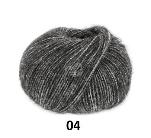 NATURAL ALPACA PELO NATURAL ALPACA PELO, Farbe & Bestand: 04-Dunkelgrau meliert
