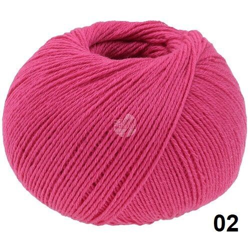 COTTON WOOL, Farbe & Bestand: 2= Fuchsia