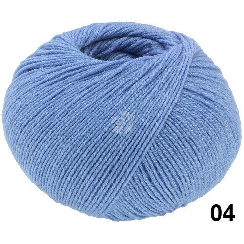 COTTON WOOL, Farbe & Bestand: 4= Blau