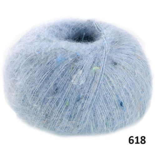NATURAL SUPERKID TWEED, Farbe & Bestand: 618-Hellblau