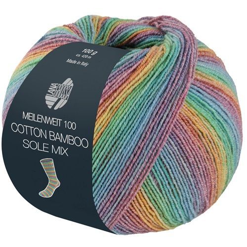 Sockenwolle COTTON BAMBOO SOLE MIX Sockenwolle COTTON BAMBOO SOLE MIX