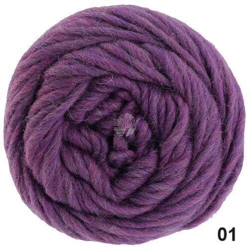 Filzwolle LANDLUST Filzwolle LANDLUST, Farbe & Bestand: 5001-Dunkelviolett meliert