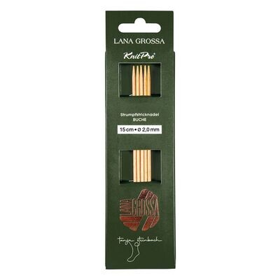 Nadelspiel BUCHE 15 cm 2-4 mm, ab