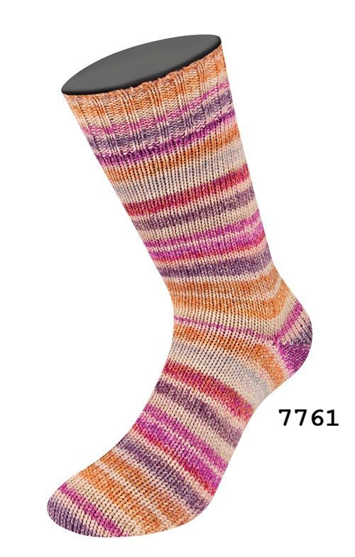 Sockenwolle COOL WOOL 4 SOCKS PRINT