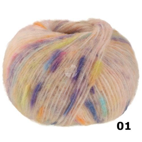 CASSATA, Farbe & Bestand: 1 =   Pfirsich/Blau/Gelb/Orange/Flieder