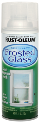 Rust-Oleum Frosted Glass Spray Paint