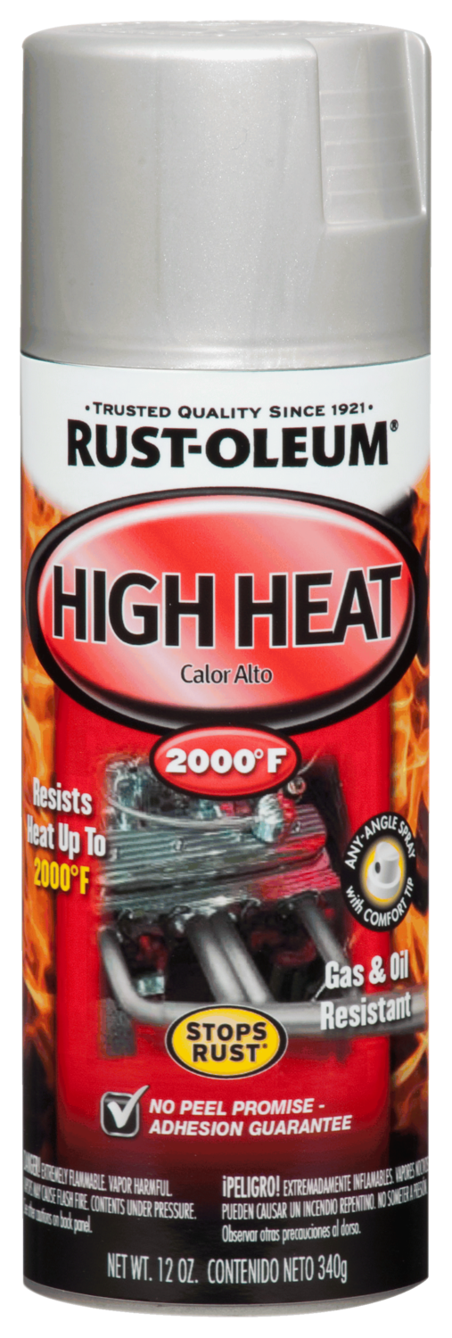 Rust-Oleum High Heat Automotive Spray Paint Black Flat