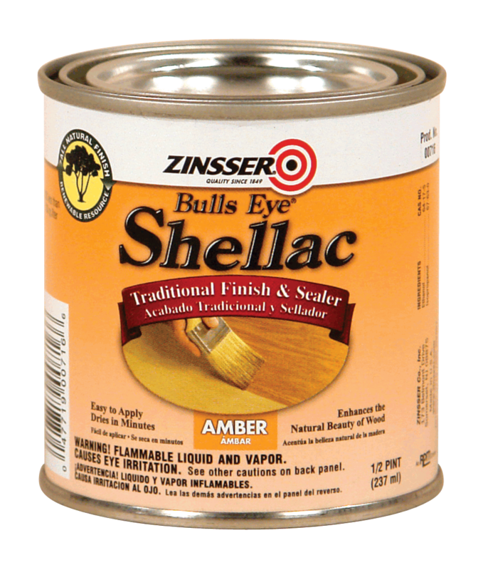 Bulls Eye Shellac Finish and Sealer Amber