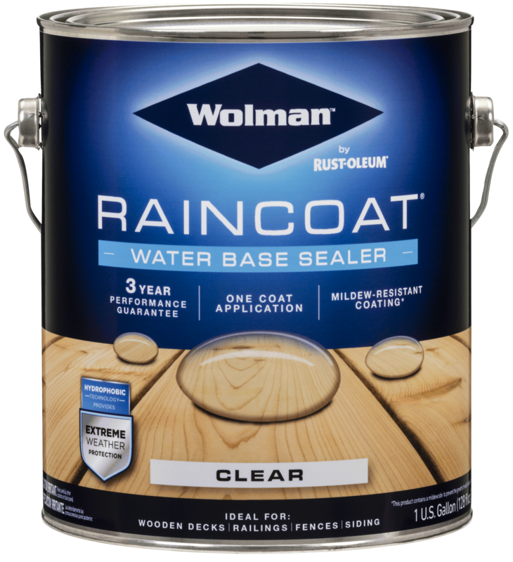 Wolman Raincoat Waterbase Sealer Clear
