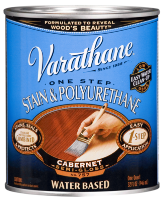 Varathane One Step Stain and Polyurethane Water Based