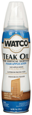 Teak Oil For Indoor Outdoor Foam Application