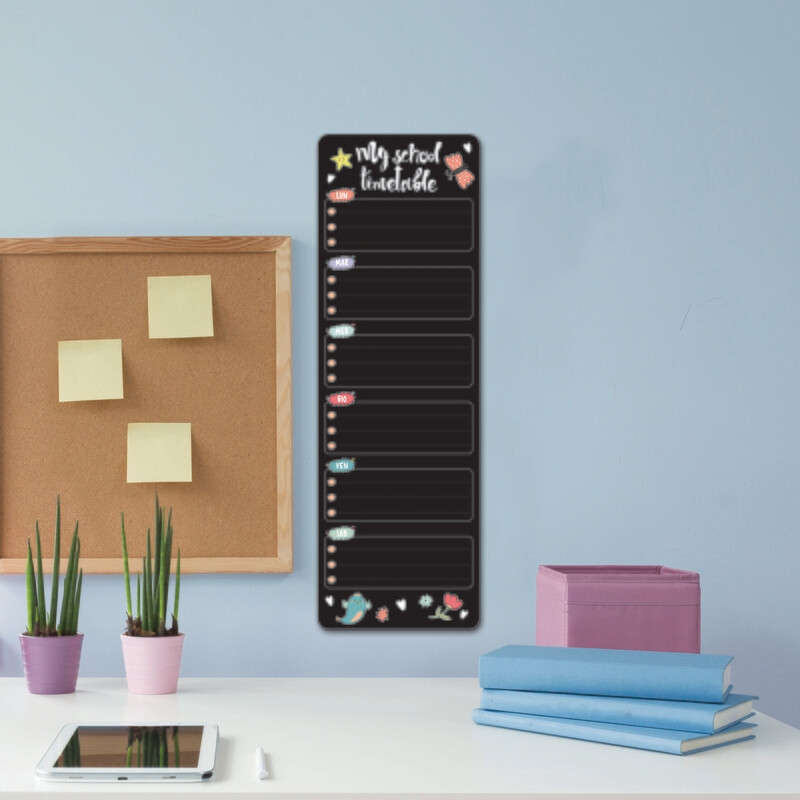 Crearreda 15203 - Blackboard Week Girl Wall Sticker