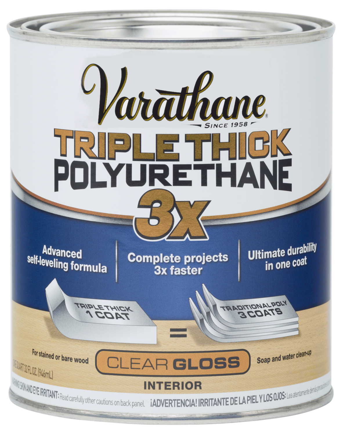 Varathane Triple Thick Polyurethane 3x