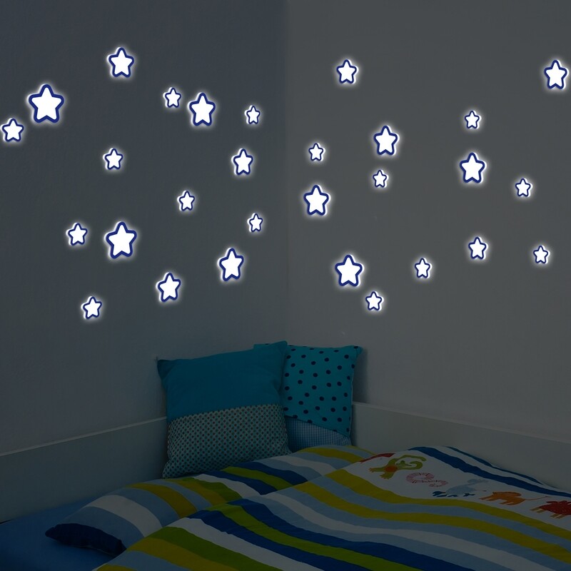 Crearreda 54506 - Glow in the Dark Stars Foam Sticker
